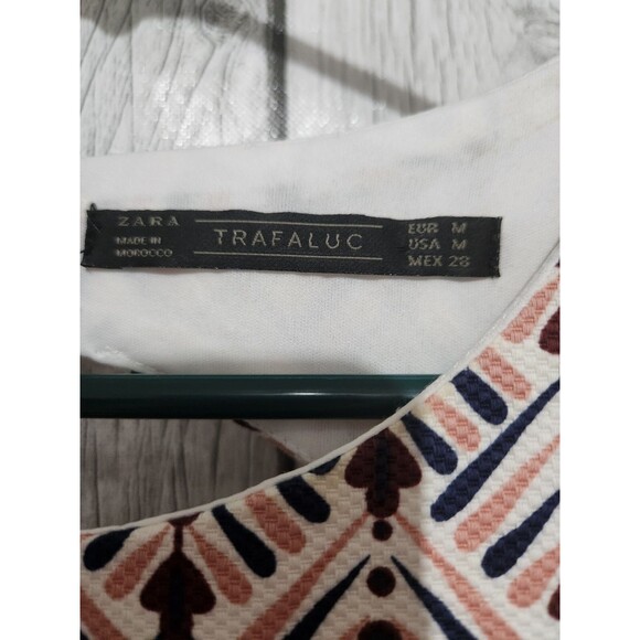 Zara Trafaluc Romper Mini Dress Medium Pink Bodycon Button Close Cutout Back - Picture 5 of 15